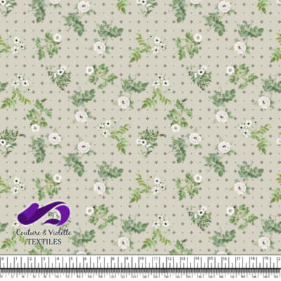 Fleurs d'Anémone - Blanc Sable