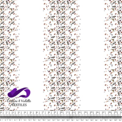 Butterfly - Border - White