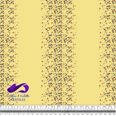 Papillon - Bordure - Jaune