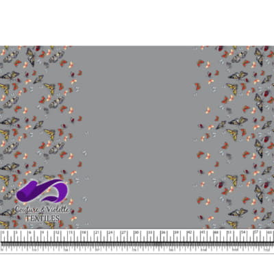 Papillon - Bordure - Ultimate gray