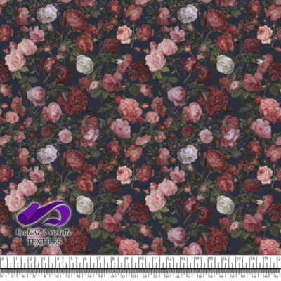 Fleurs automne - After midnight blue