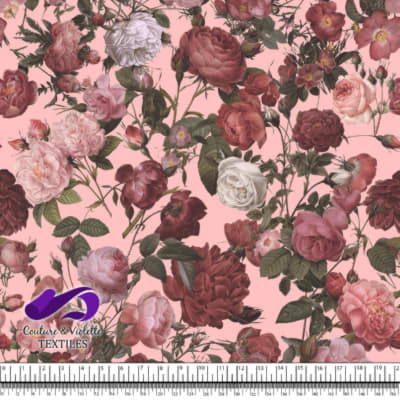 Fleurs automne - Grand - First blush pink