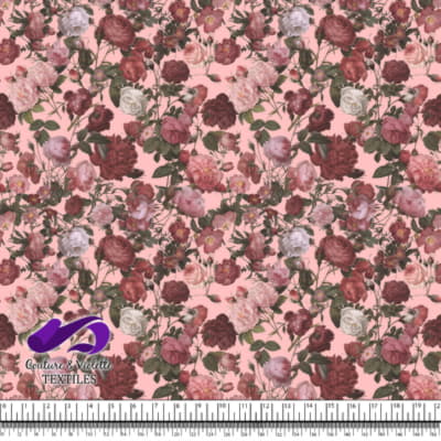 Fleurs automne - Grand - First blush pink