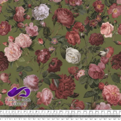 Fleurs automne - Olive