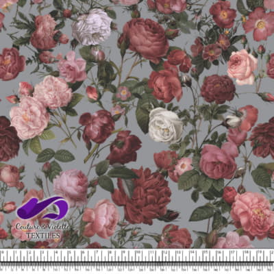 Fleurs automne - Ultimate gray