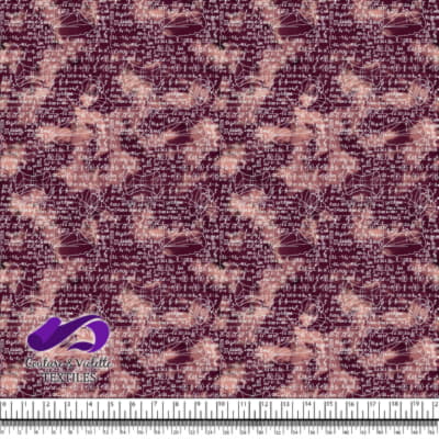 Techno - Algebra - White on red background