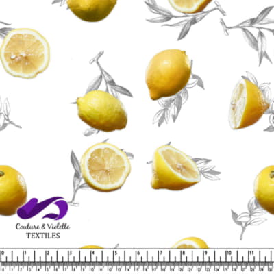 Salade de fruits - Citron - Blanc