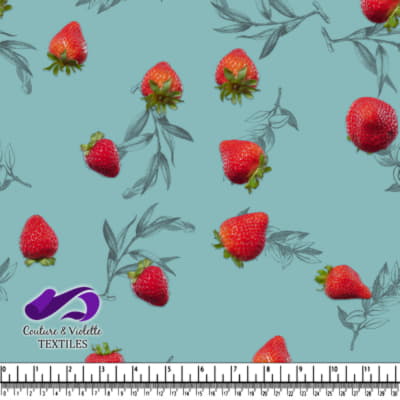 Salade de fruits - Fraise - Dusty Aqua