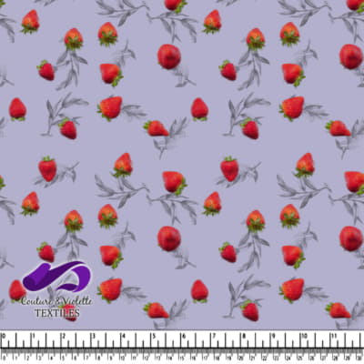 Salade de fruits - Fraise - Dusty Lilac