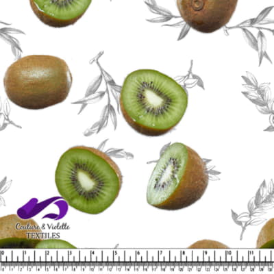 Salade de fruits - Kiwi - Blanc