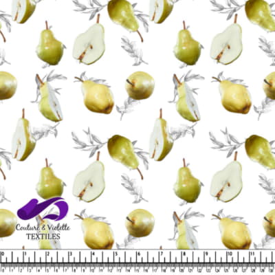 Salade de fruits - Poires - Blanc