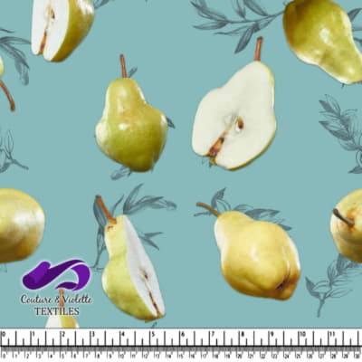 Salade de fruits - Poires - Dusty Aqua