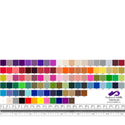 Charte couleurs unies