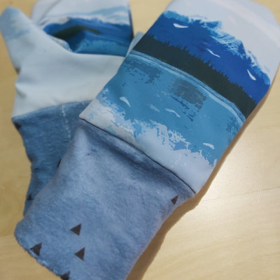 Mitaine isolé avec asclépiade